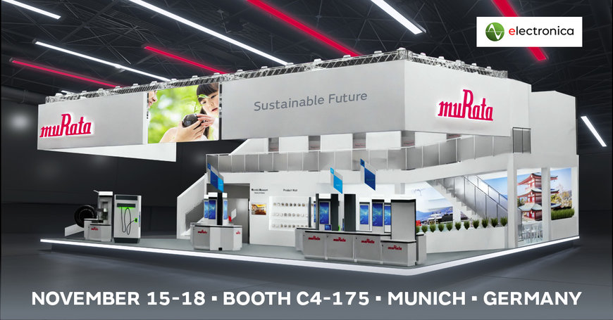 Murata hosts series of attention-grabbing demos covering numerous application scenarios at its Electronica stand